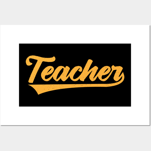 teacher Wall Art by teemarket